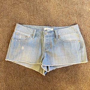2.1 light denim shorts, size 27